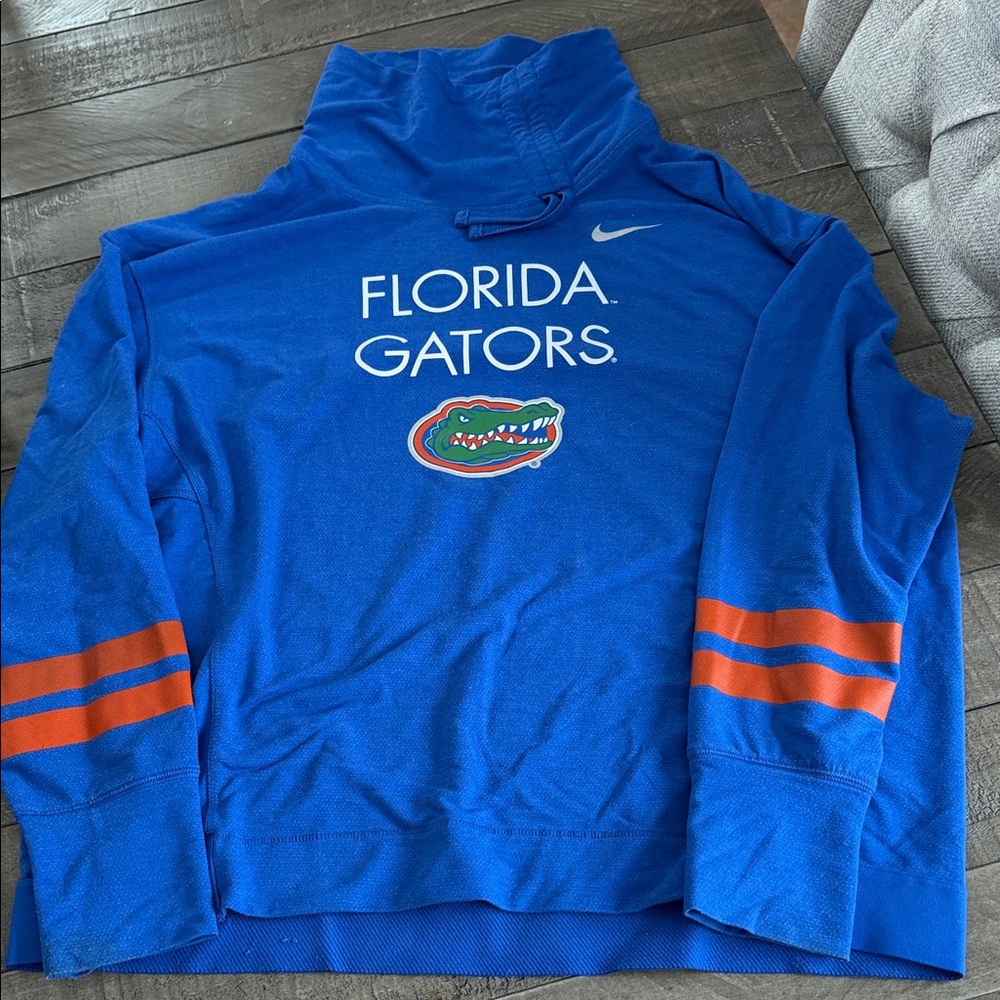 Women’s Nike Blue and Orange Florida Gators light weight pullover